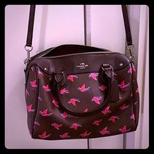 Coach side mini tote bag- l